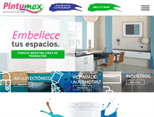 Tablet Screenshot of pintumex.com.mx